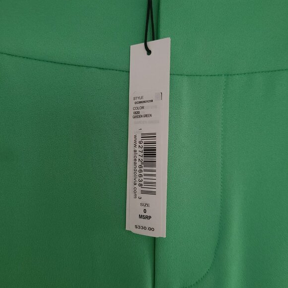 ALICE + OLIVIA Deanna High Waist Bootcut Pants Size 0 - Picture 4 of 13